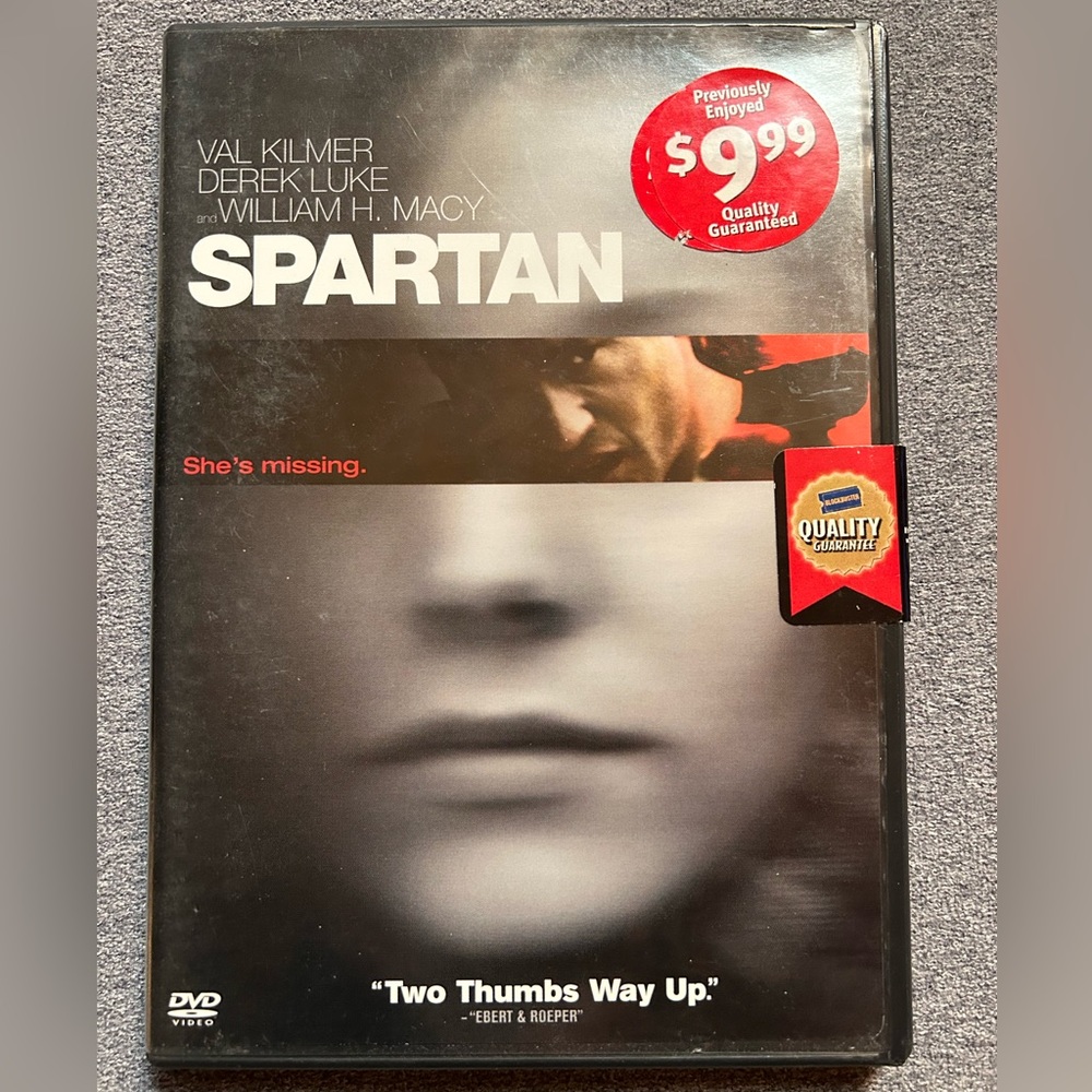 3 for $15 ~ Spartan ~ Val Kilmer Derek Luke William H. Macy ~ DVD ~ 3 for $15